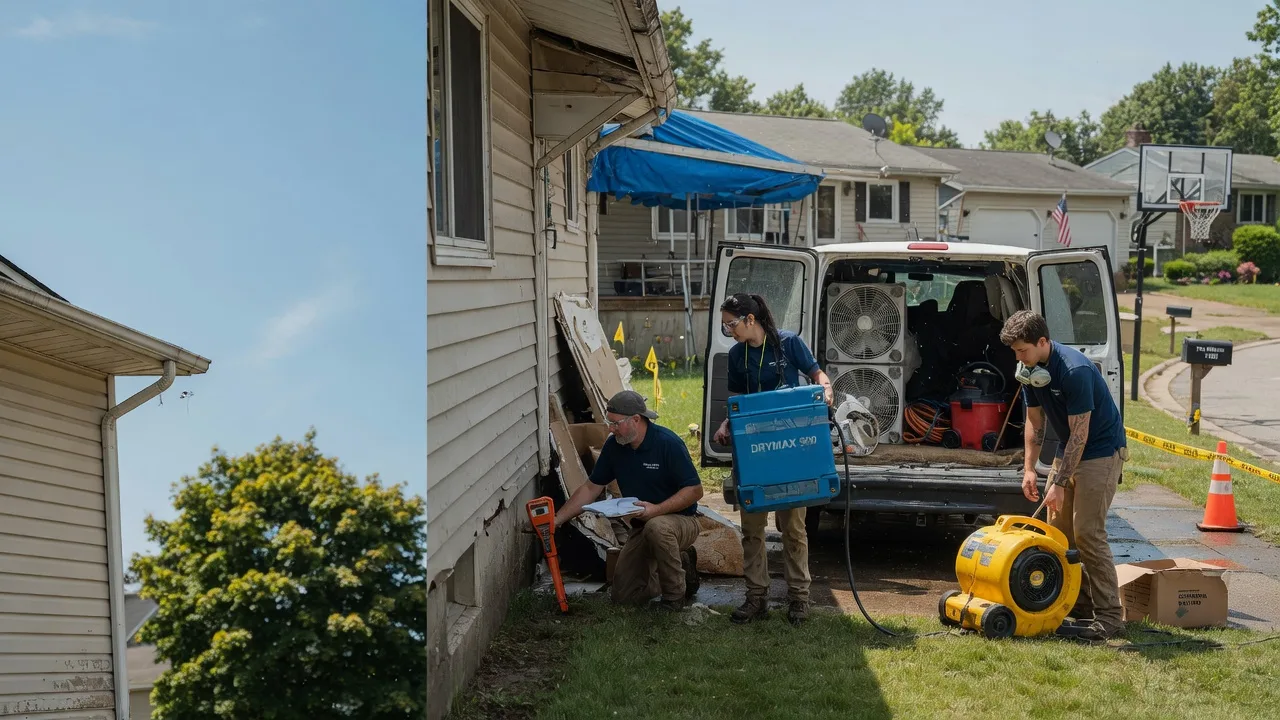 Ceiling Leak Cleanup in Prospect Heights, IL near me