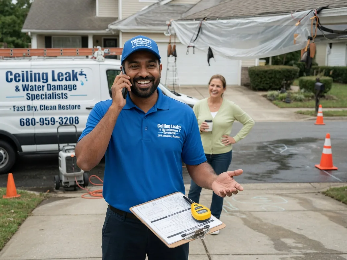 Ceiling Leak Cleanup Prospect Heights, IL FAQs